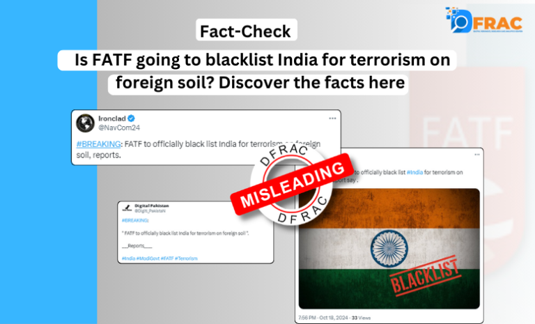 Is FATF going to blacklist India for terrorism on foreign soil? Discover the facts here