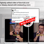 Fact Check: Digitally edited video of Govinda and Shakti Kapoor falsely shared with misleading claim