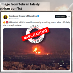 Fact Check: old image from Tehran falsely linked with Israel-Iran conflict