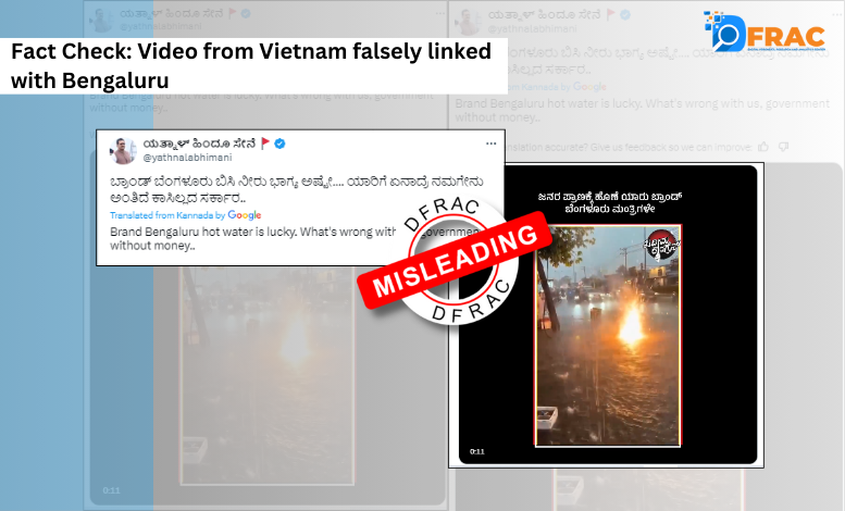 Video from Vietnam falsely linked with Bengaluru