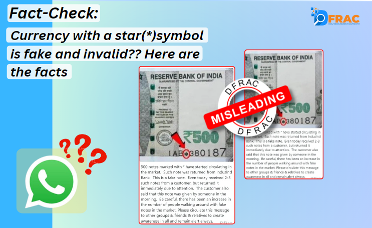 Currency with a star(*)symbol is fake and invalid?? Here are the facts