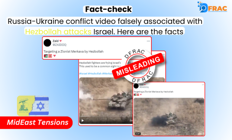 Russia-Ukraine conflict video falsely associated with Hezbollah attacks Israel. Here are the facts