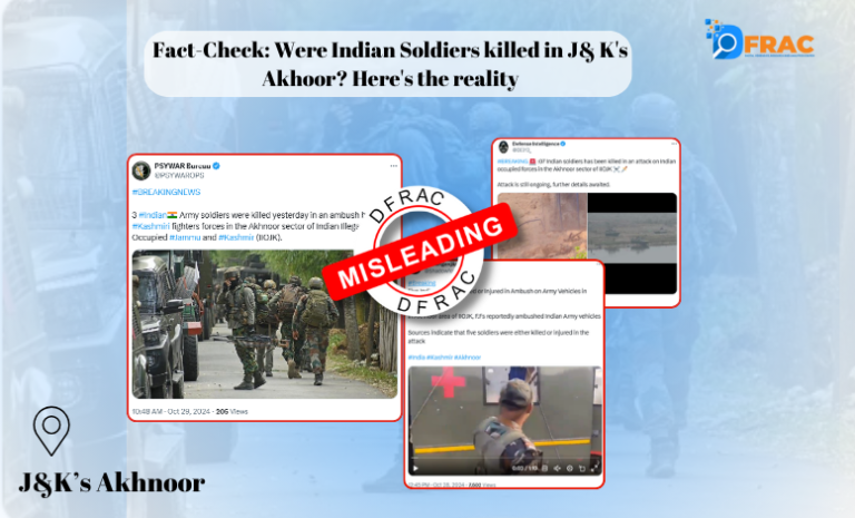 Were Indian soldiers killed in J & K's Akhnoor? Here's the reality