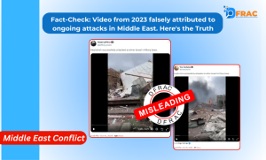 Fact-Check: Video from 2023 falsely attributed to ongoing attacks in Middle East. Here's the Truth