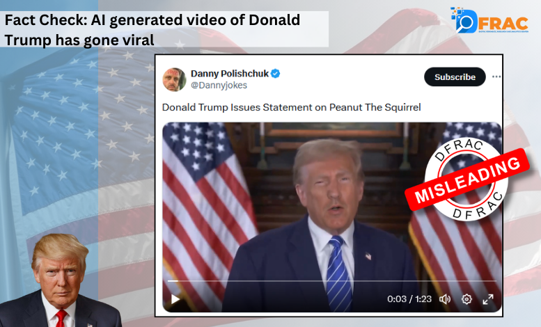 Fact Check: AI generated video of Donald Trump has gone viral