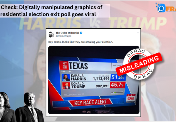 Fact Check: Digitally manipulated graphics of US presidential election exit poll goes viral