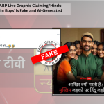 Fact Check: Viral ABP Live Graphic Claiming ‘Hindu Girls Die for Muslim Boys’ is Fake and AI-Generated