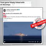 Fact Check: video from game falsely linked with Houthis attacked US Warships