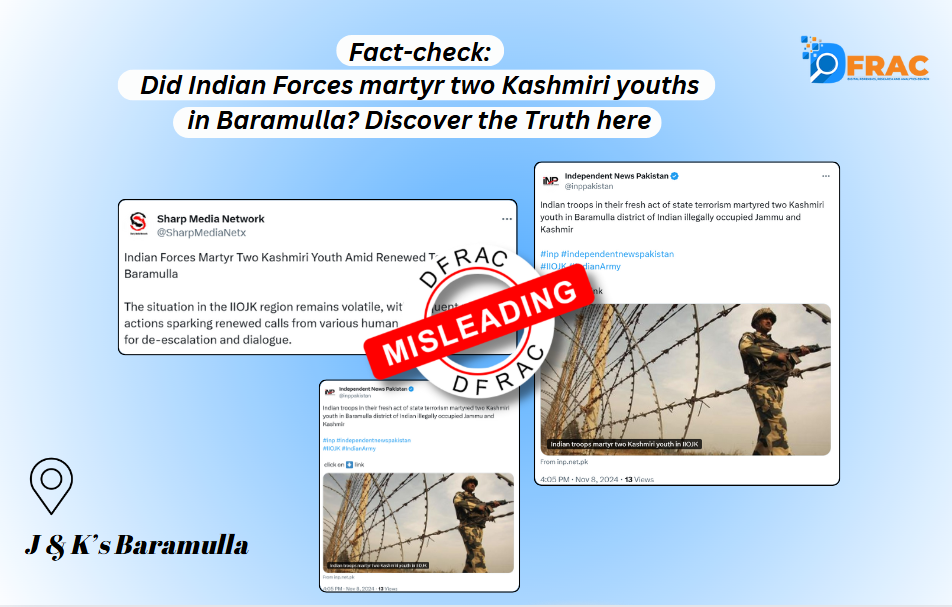 Did Indian Forces martyr two Kashmiri youths in Baramulla? Discover the Truth here