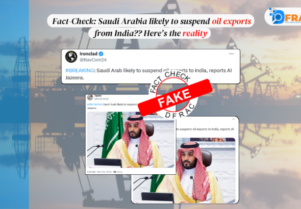 Fact-Check: Saudi Arabia likely to suspend oil exports from India?? Here's the reality