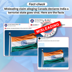 Misleading claim alleging Canada declares India a terrorist state goes viral.