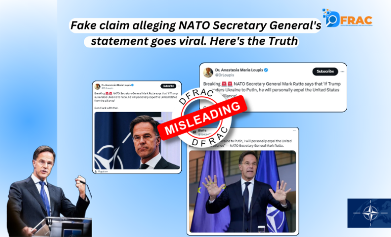 Fake claim alleging NATO Secretary General's statement goes viral. Here's the Truth