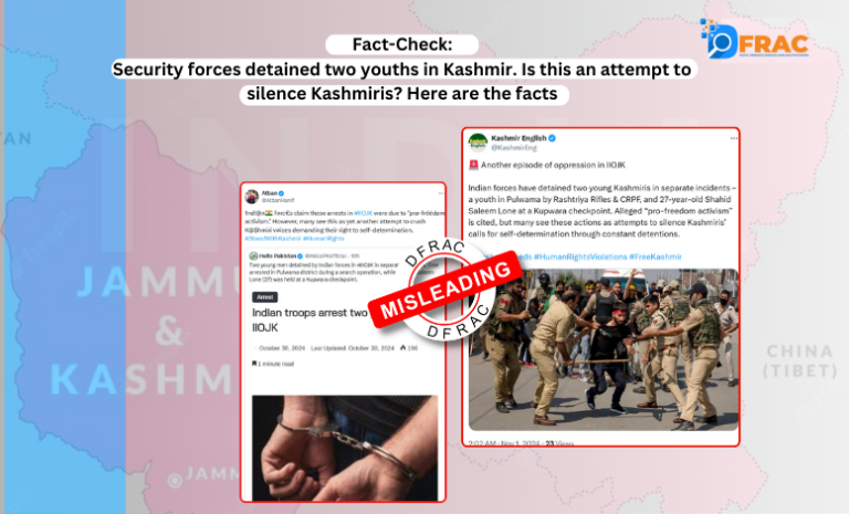 Security forces detained two youths in Kashmir. Is this an attempt to silence Kashmiris? Here are the facts