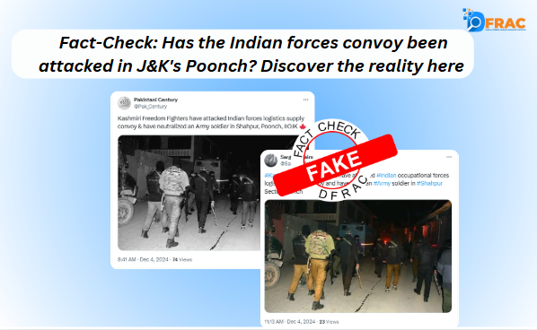 Fact-Check: Has the Indian forces convoy been attacked in J&K's Poonch? Discover the reality here