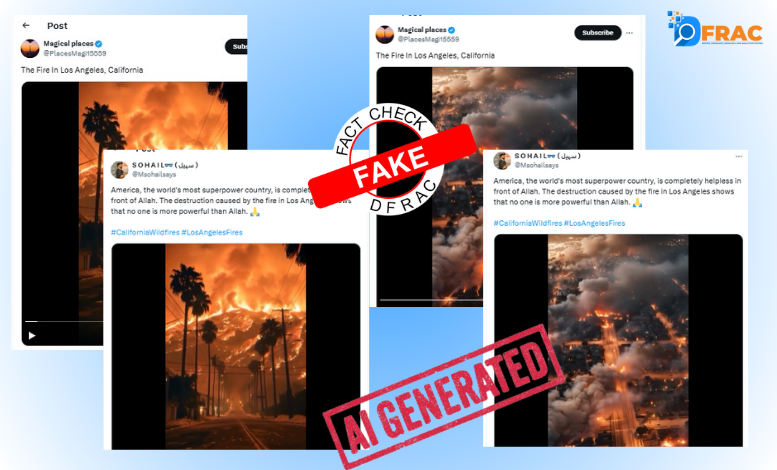 Is the viral video about the California fire real? Know the truth here