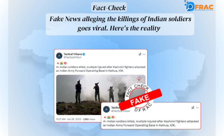 Fake News alleging the killings of Indian soldiers goes viral. Here's the reality