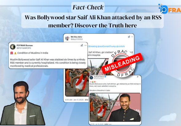 Was Bollywood star Saif Ali Khan attacked by an RSS member? Discover the Truth here