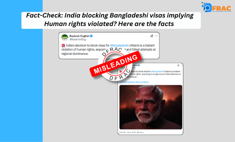 Fact-Check: India blocking Bangladeshi visas implying Human rights violated? Here are the facts