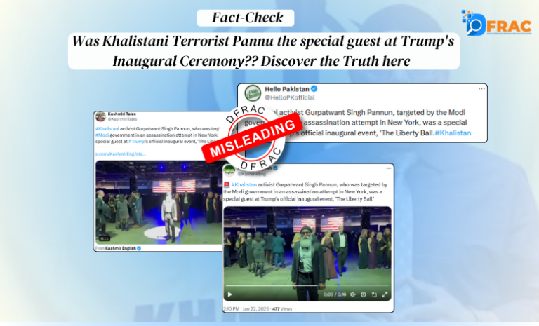 Was Khalistani Terrorist Pannu the special guest at Trump's Inaugural Ceremony?? Discover the Truth here