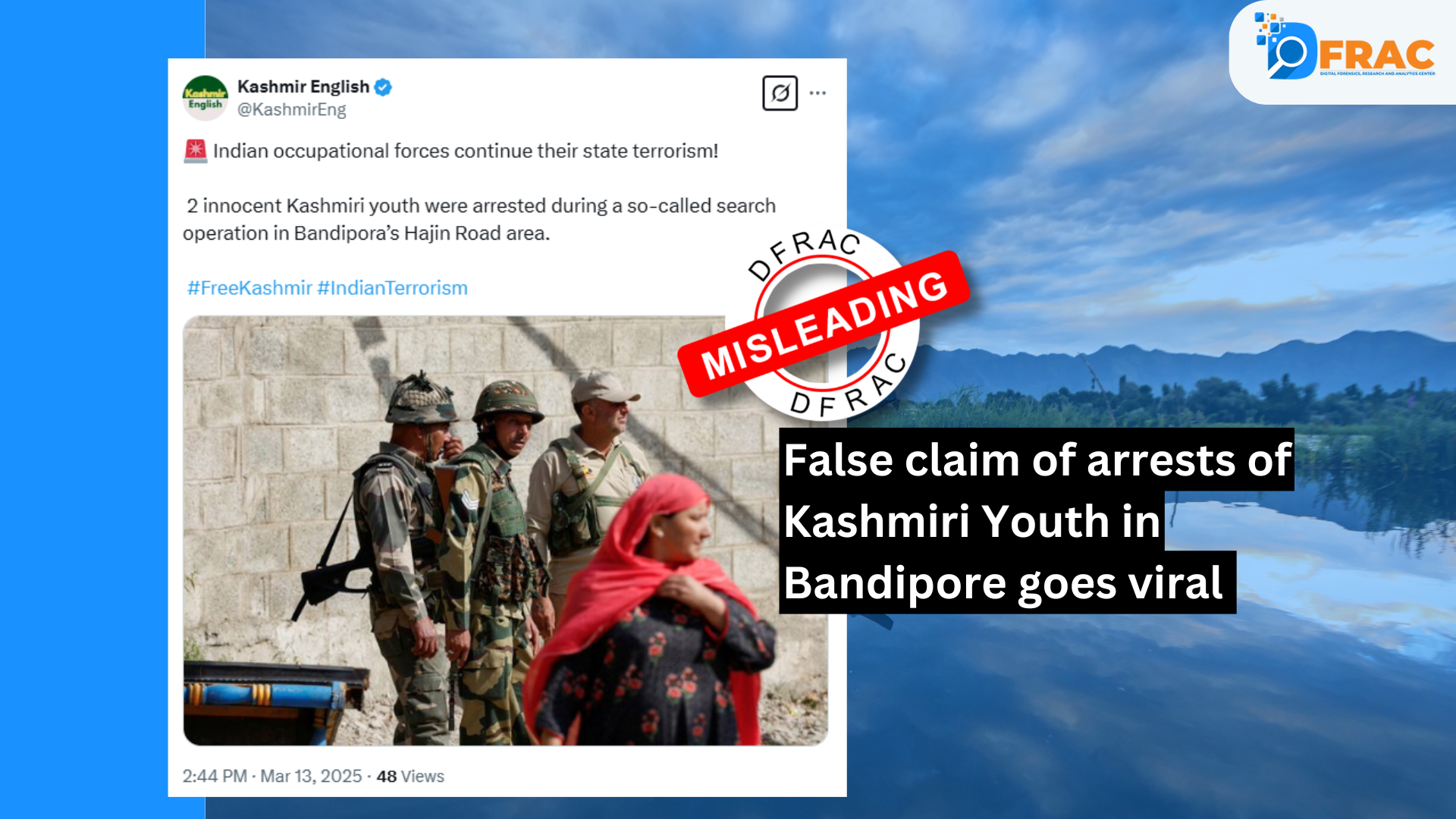 Fact Check: False claim of arrests of Kashmiri Youth in Bandipore goes viral