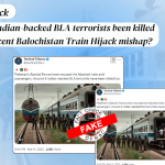 Have 4 Indian-backed BLA terrorists been killed in the recent Balochistan Train Hijack mishap?