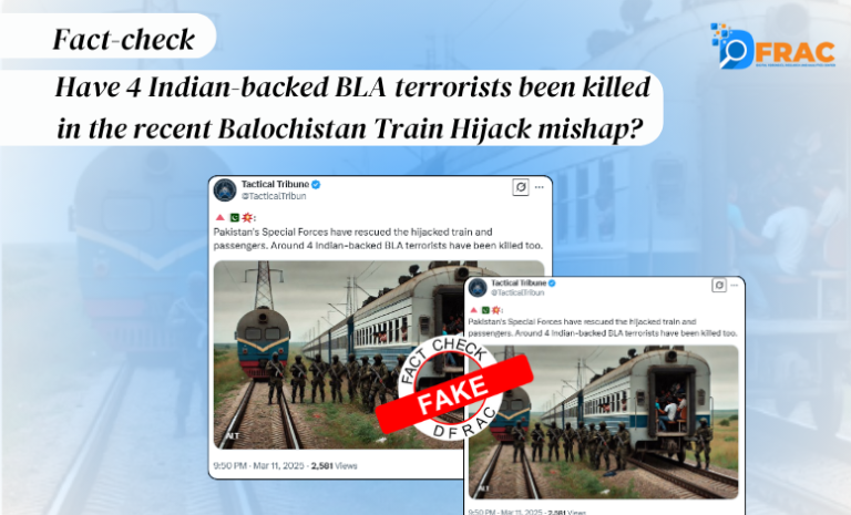 Have 4 Indian-backed BLA terrorists been killed in the recent Balochistan Train Hijack mishap?