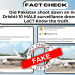 Did Pakistan shoot down India's Drishti-10 MALE drone at the LoC?
