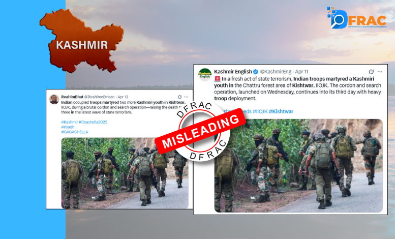 Fact Check: Indian Army's Kishtwar Operation Aimed at Terrorists, Not Civilians
