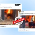 فیکٹ چیک: بنگلہ دیش میں دکانوں میں لگنے والی آگ کی ویڈیو کو نینی تال کا بتا کر ہوا وائرل