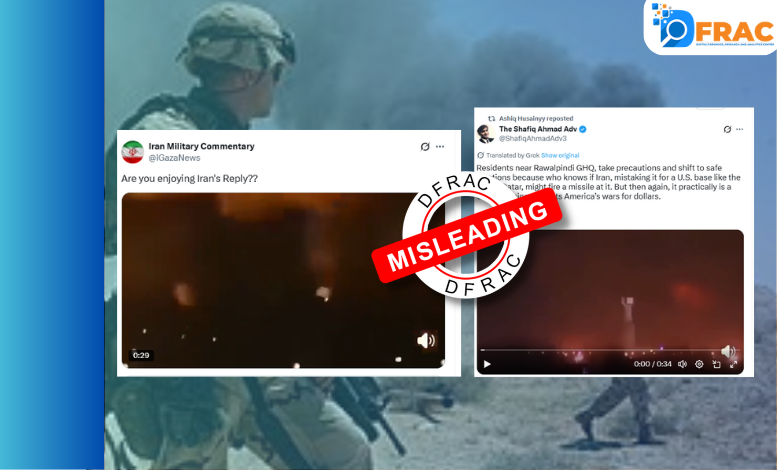 A video from the U.S invasion in Iraq in 2003 shared as ongoing tensions in Iraq and Israel