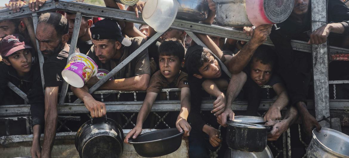 غزہ میں لوگوں کی ہلاکتوں کی وجہ اسرائیلی کارروائیاں اور بھوک، لازارینی