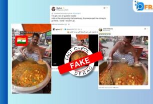 Fake video of the unhygienic conditions of Indian street food shared