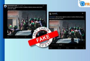 The claim that after Israelis, the highest number of soldiers killed by Hamas were Indian nationals is fake.