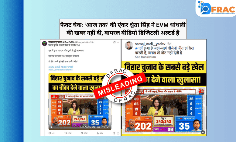 Aaj Tak anchor Shweta Singh