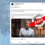 Ravish Kumar-fake video